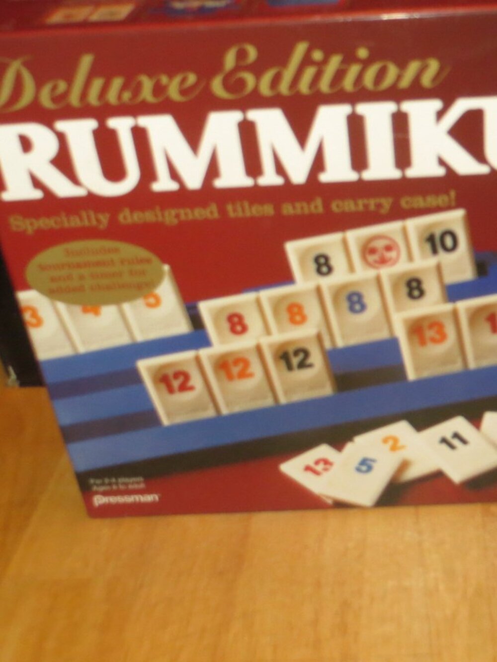 Rummikub Deluxe Edition, Specially Designed Tiles and Travel Case